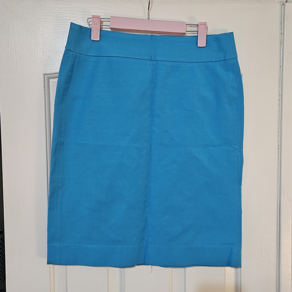 Banana Republic Vibrant Blue Pencil Skirt